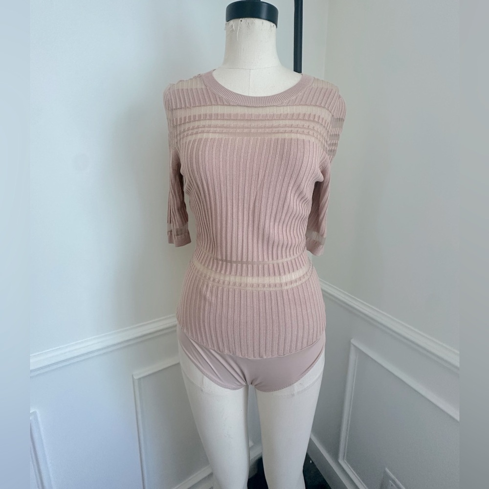 Intermix dusty rose bodysuit